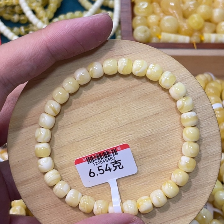 琥珀手链未镶嵌蜜蜡