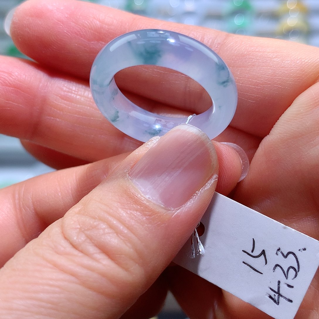 翡翠戒指未镶嵌15号