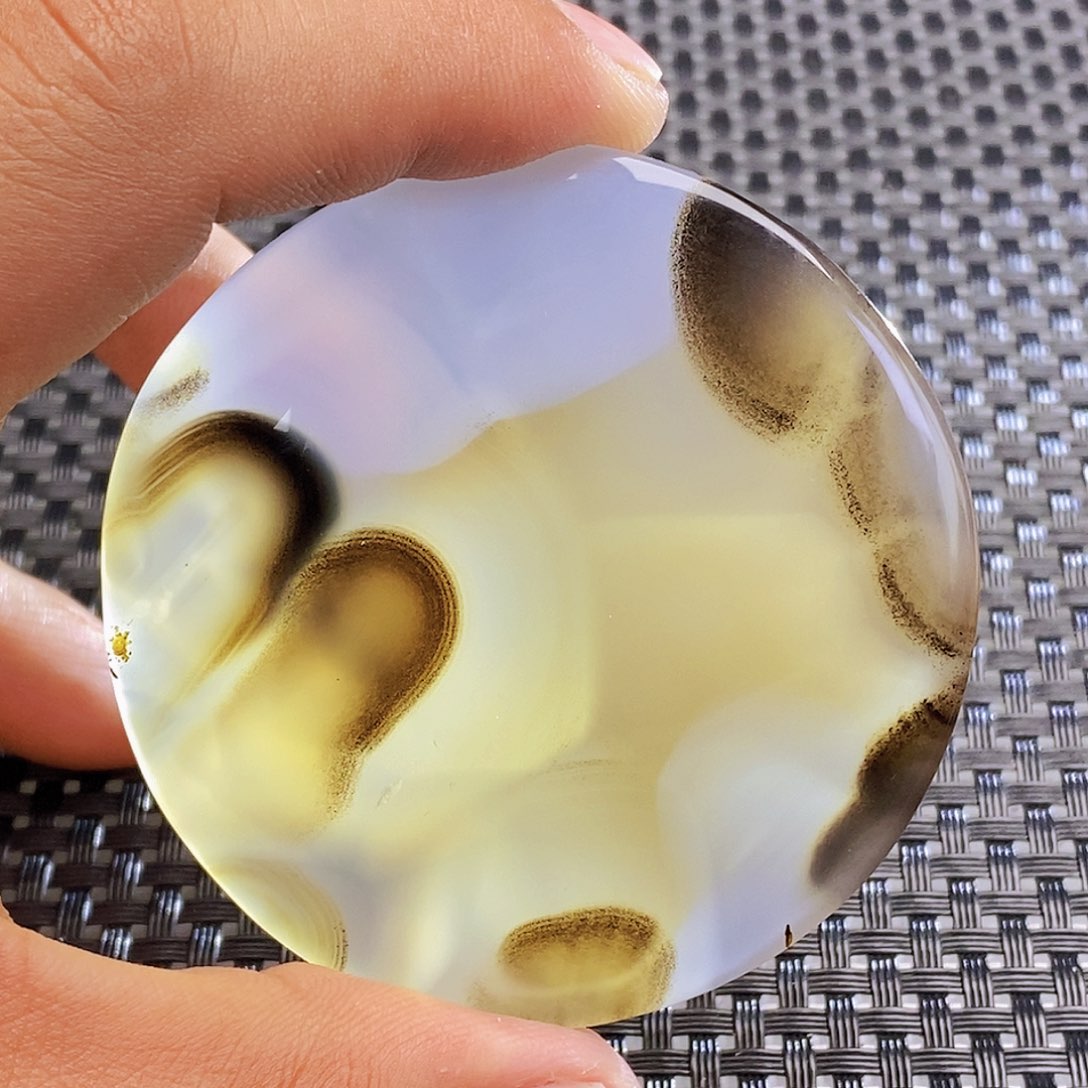 玛瑙/玉髓未镶嵌吊坠(不含链)微瑕615