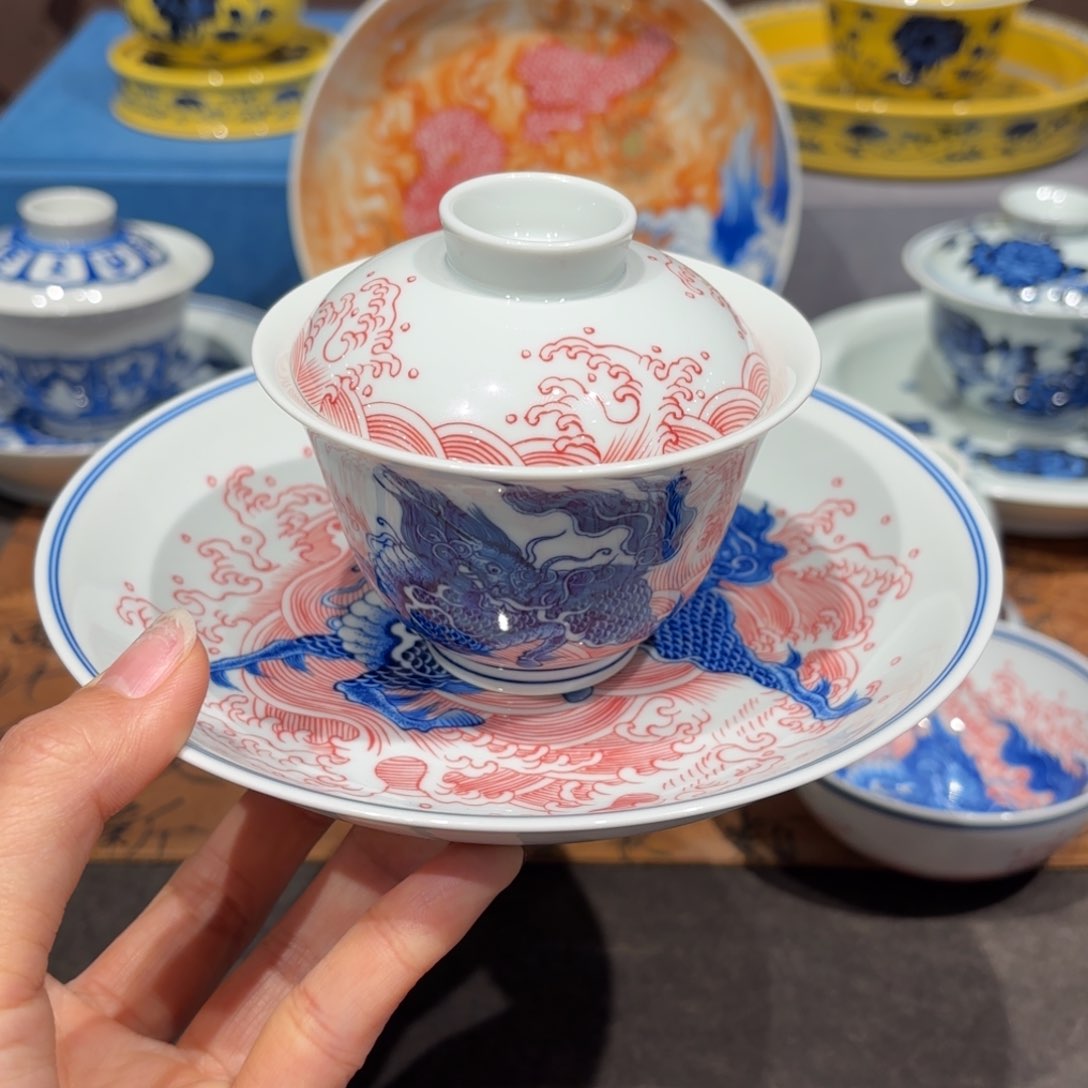 手工手绘陶瓷茶具