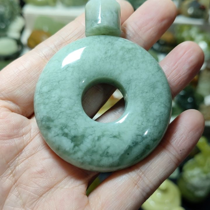 岫玉平安扣未镶嵌