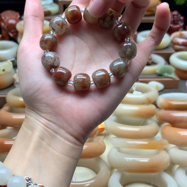 查罗石合金手镯（开口镯）