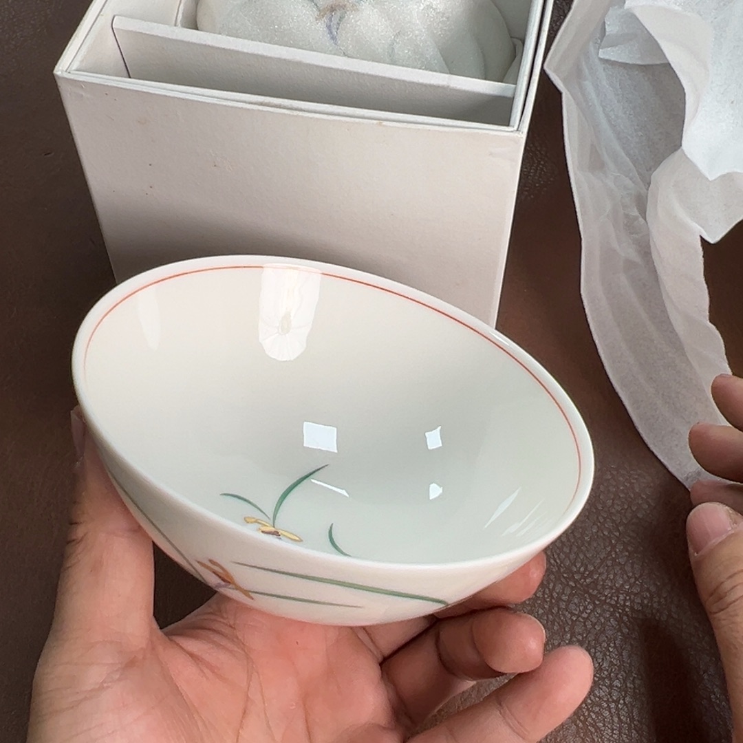 瓷片香兰五碗瓷器瓷器