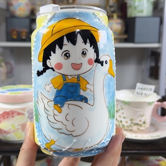 手绘高温釉下彩陶瓷