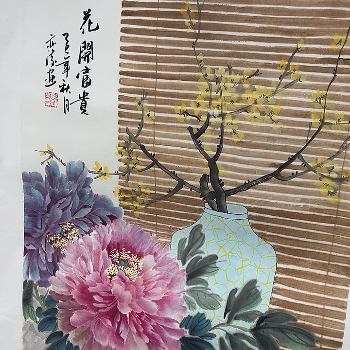 国画手绘国画作品