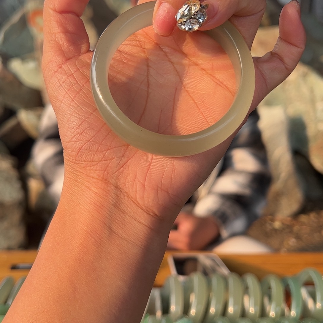 绿东陵冰晴水手镯