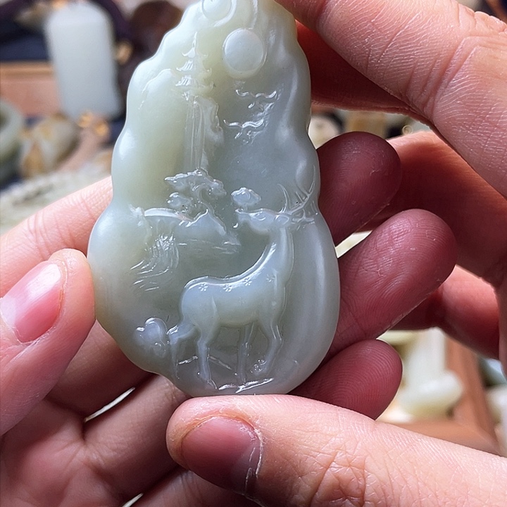 和田玉颈饰未镶嵌