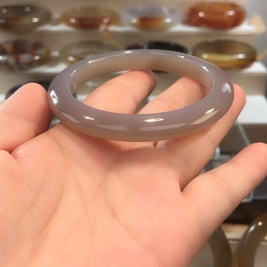 玛瑙/玉髓未镶嵌手镯1号