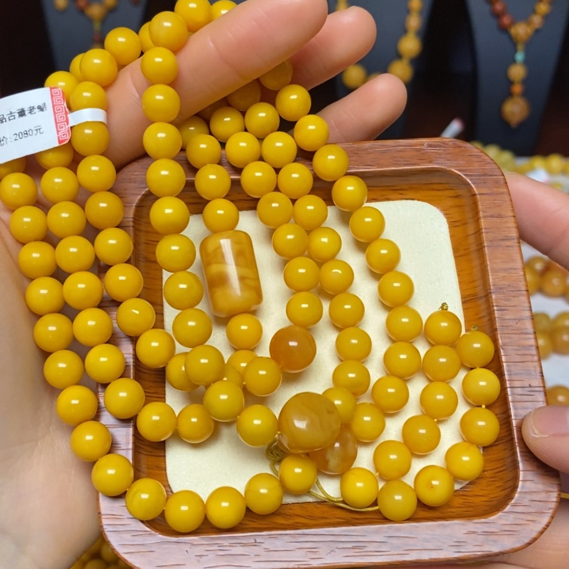 【闪购商品】蜜蜡手链未镶嵌手串