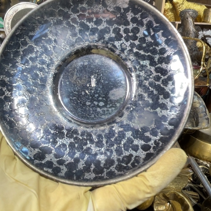 鸿**祖大阪回流铜器摆件25