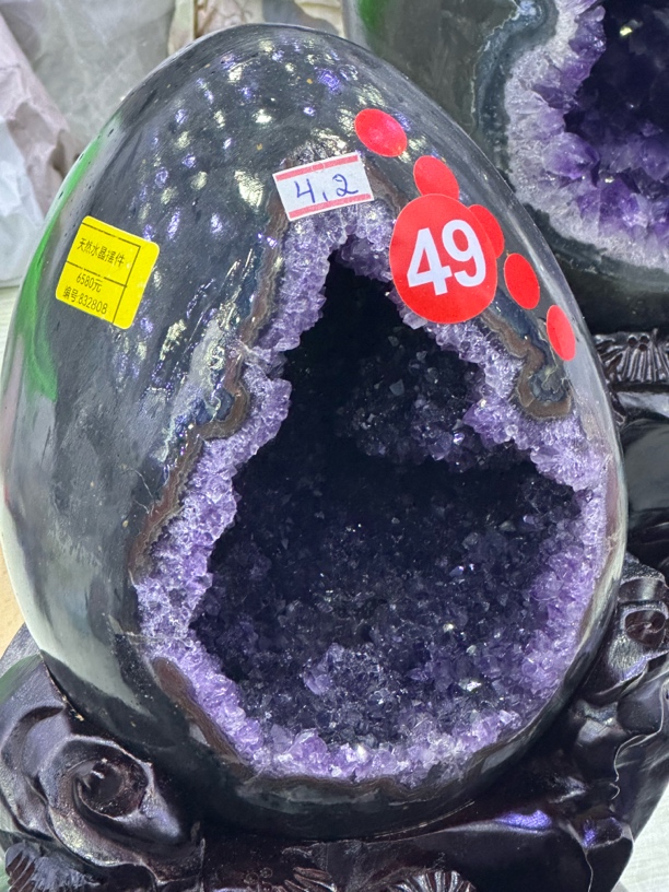 巴西乌拉圭紫水晶摆件