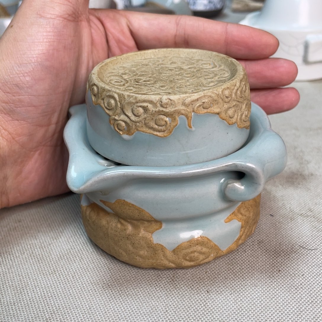 壶老段烧陶瓷茶器