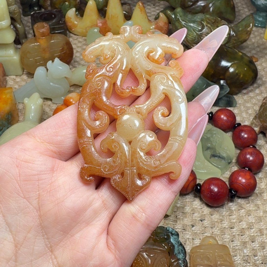 白玉菩提吊坠挂件