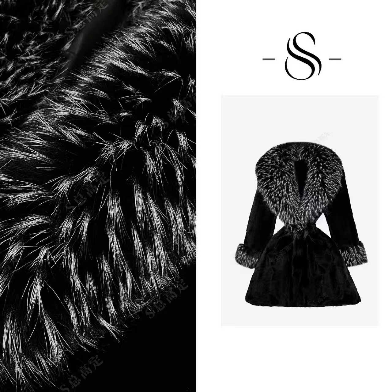 NIMOSHI【倩倩】韩系冬季翻领加厚中长款束腰显瘦百搭外套女D0139