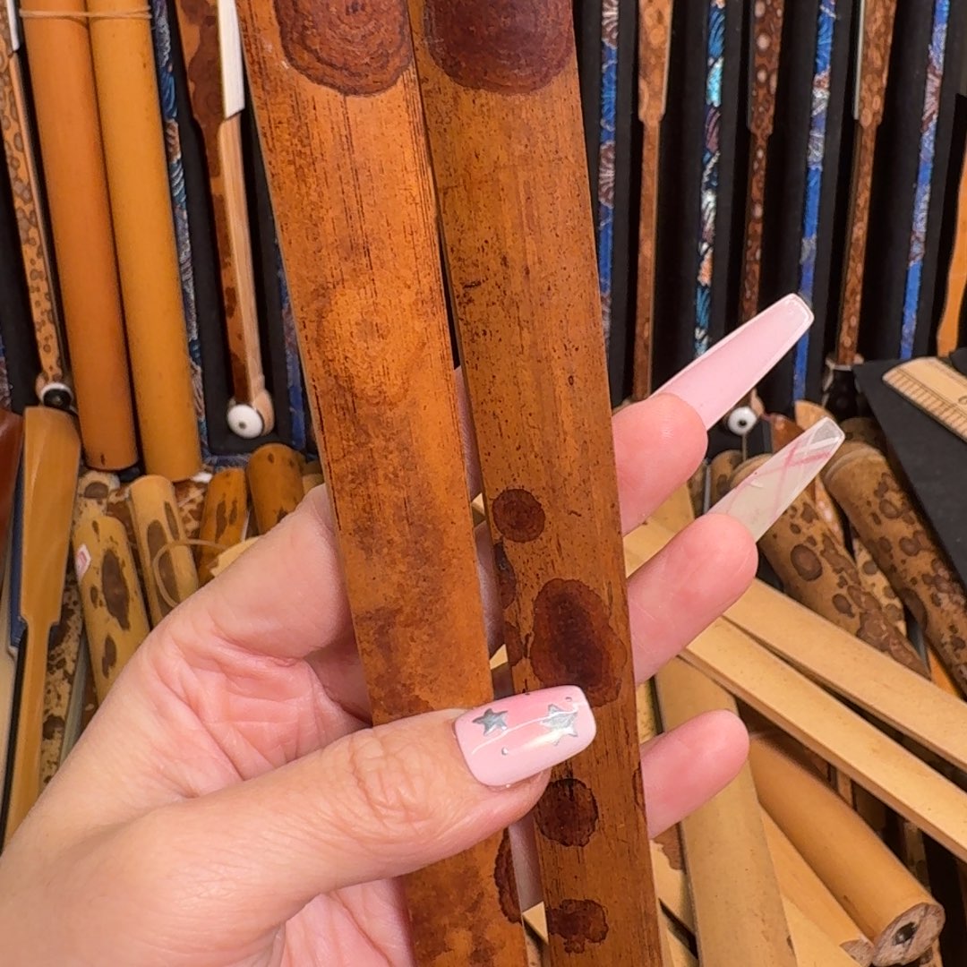 红***萧扇子兵哥扇艺斑竹折扇