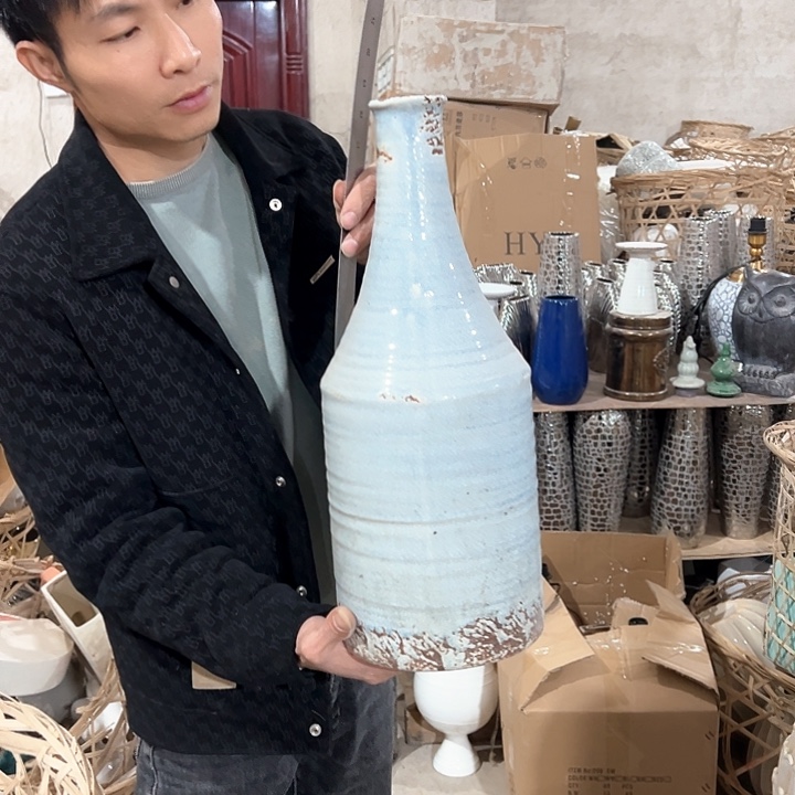 瓶高度46厘米口径5.5厘米微瑕捡漏