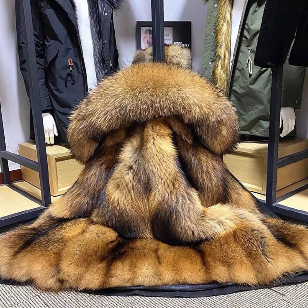 男士保暖中长款派克王