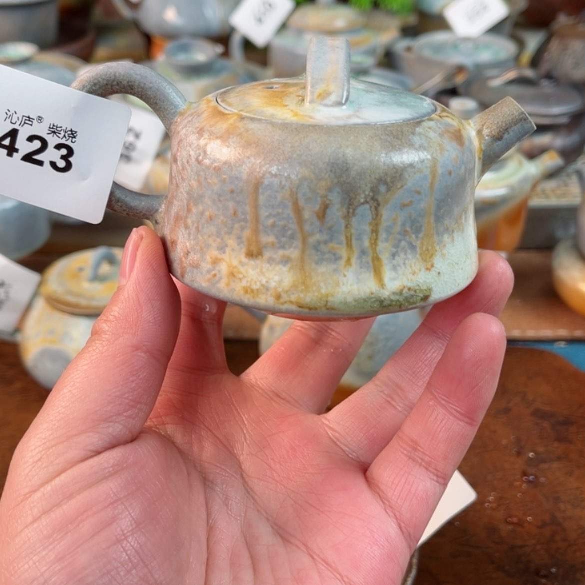 【闪购商品】沁庐柴窑古法柴烧手工茶具