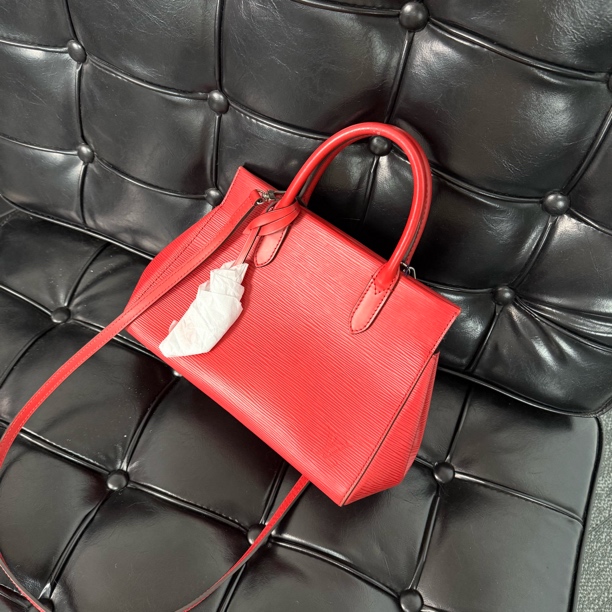 95新 LouisVuitton/路易威登 水纹波全皮手提斜挎包qx