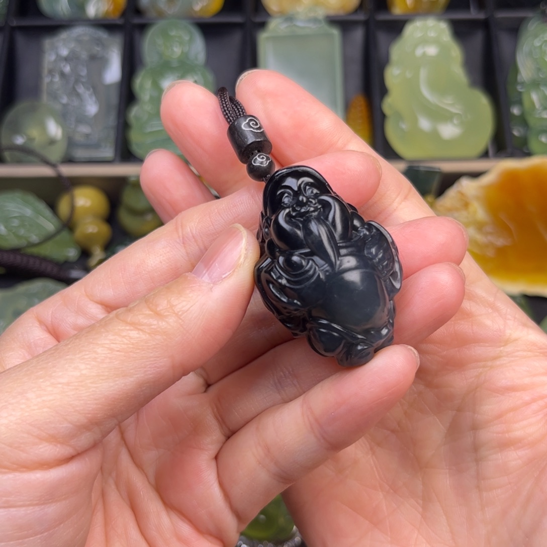 蛇纹石玉未镶嵌吊坠(不含链)