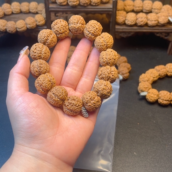 金刚菩提手串蓝****纺22梁王金刚菩提