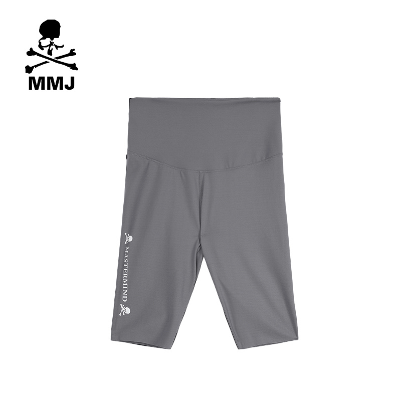 Z-12【骷髅】高街潮牌女款高级灰骷髅印花骑行裤 Y3038