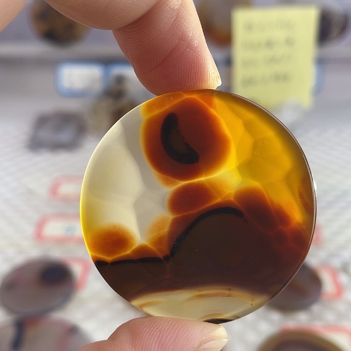 玛瑙/玉髓合金颈饰