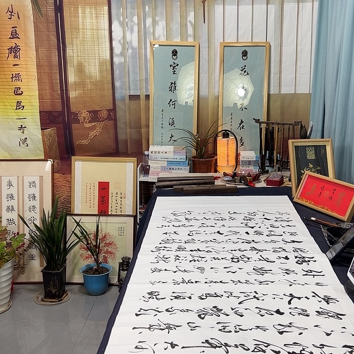 书法沁园春雪六尺宣纸