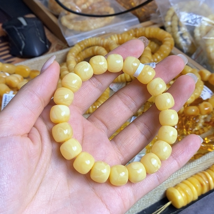 未镶嵌琥珀手链天然无优化琥珀蜜蜡