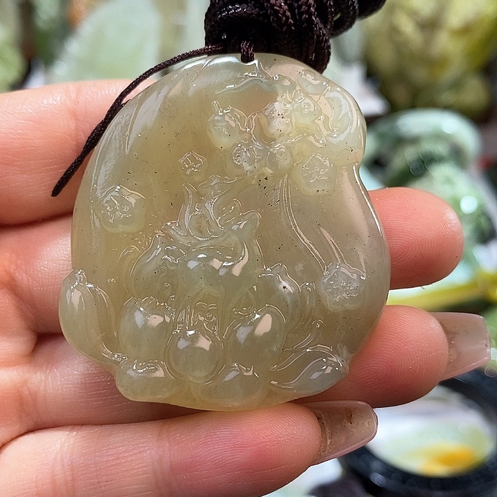 岫玉岫玉吊坠未镶嵌