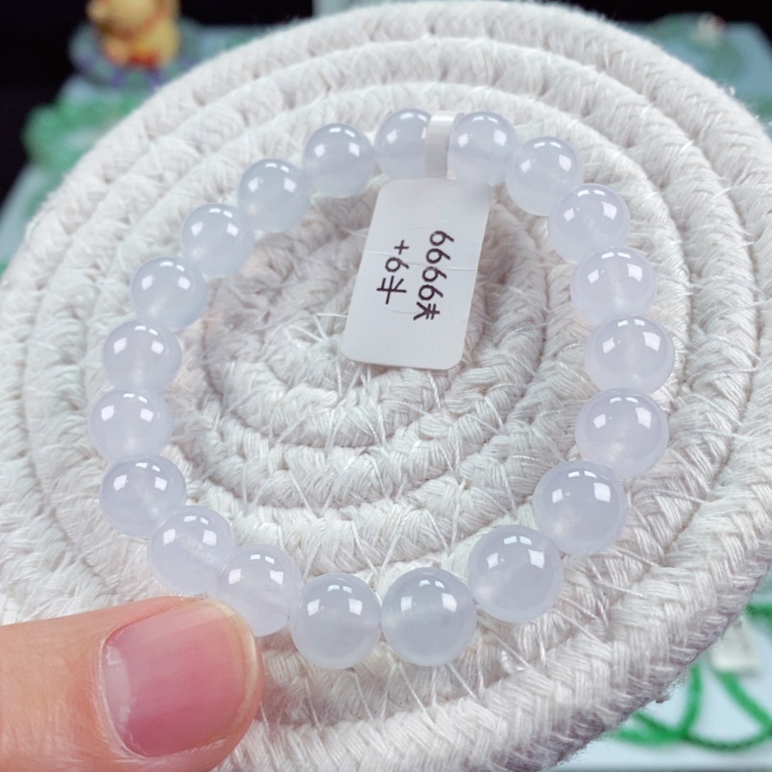 未镶嵌手链翡翠卡9.5