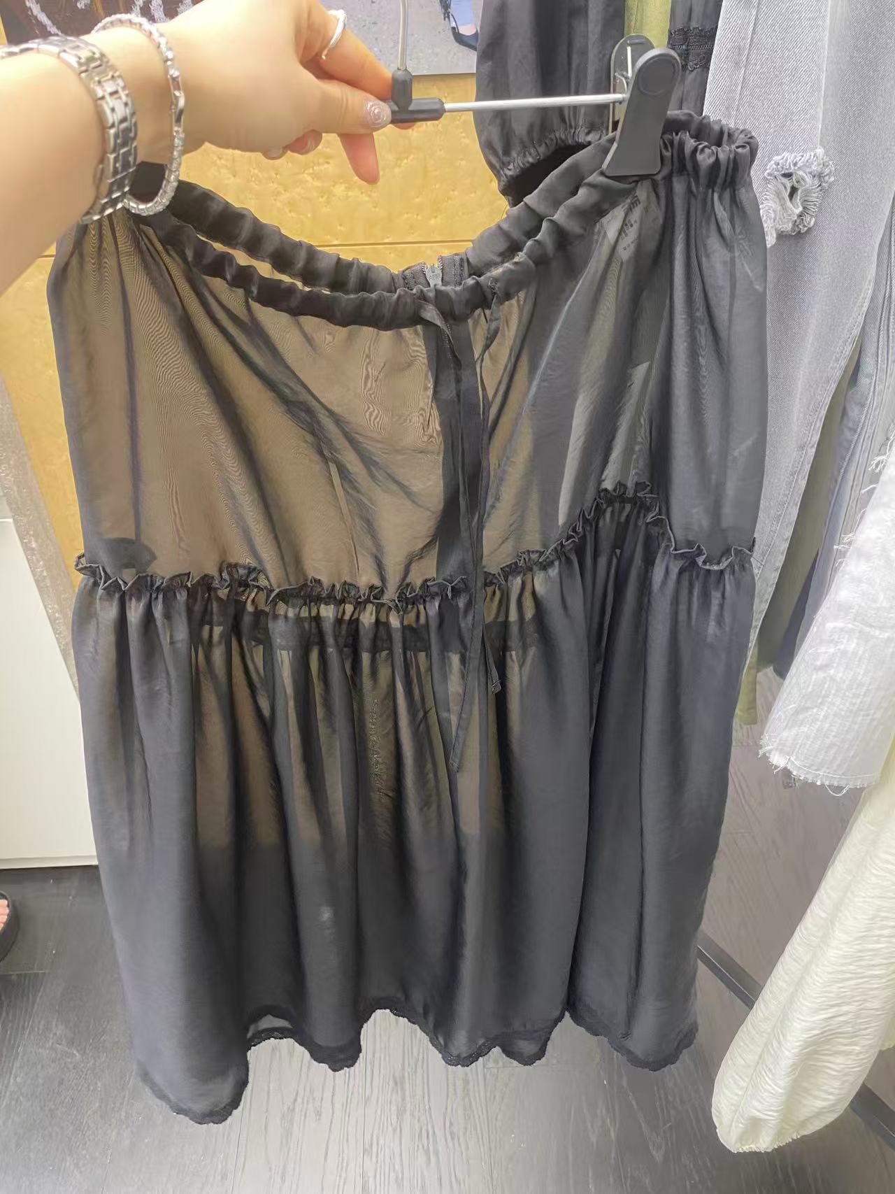 韩国东大门正品女装时尚屁链半身裙060218（NO退NO换）