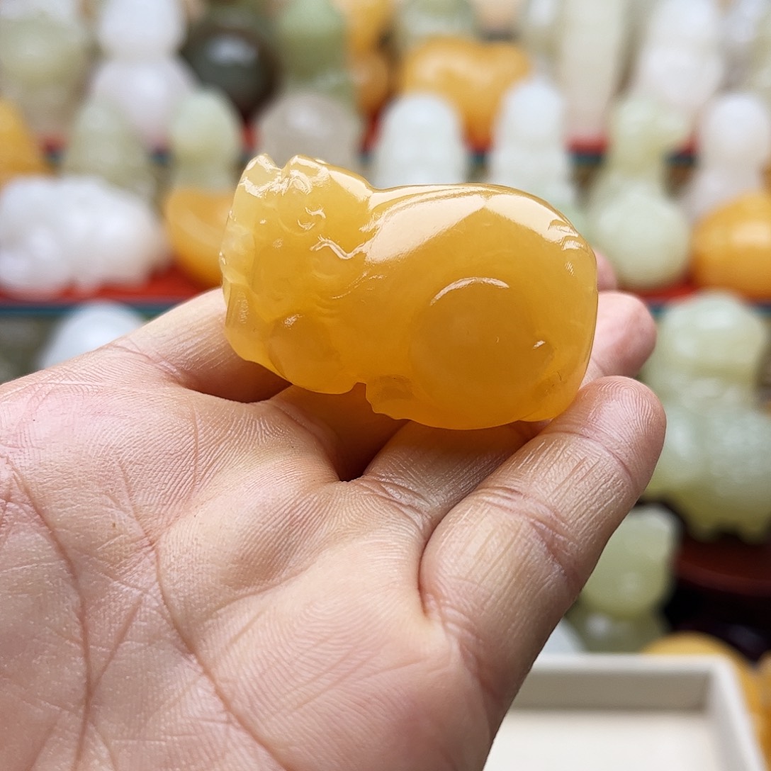 阿***仁石材貔貅手把吊坠