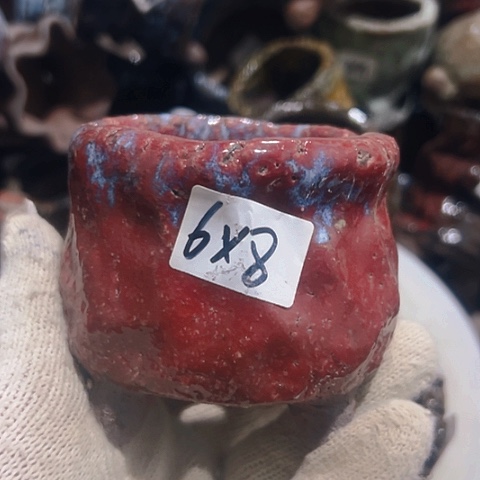 粗陶花盆手工花盆