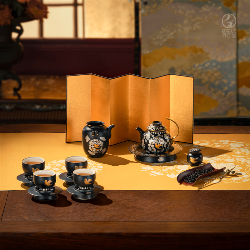 【万仟堂】大唐茶宴02·成套功夫茶具家用送礼轻奢高端茶具礼盒装