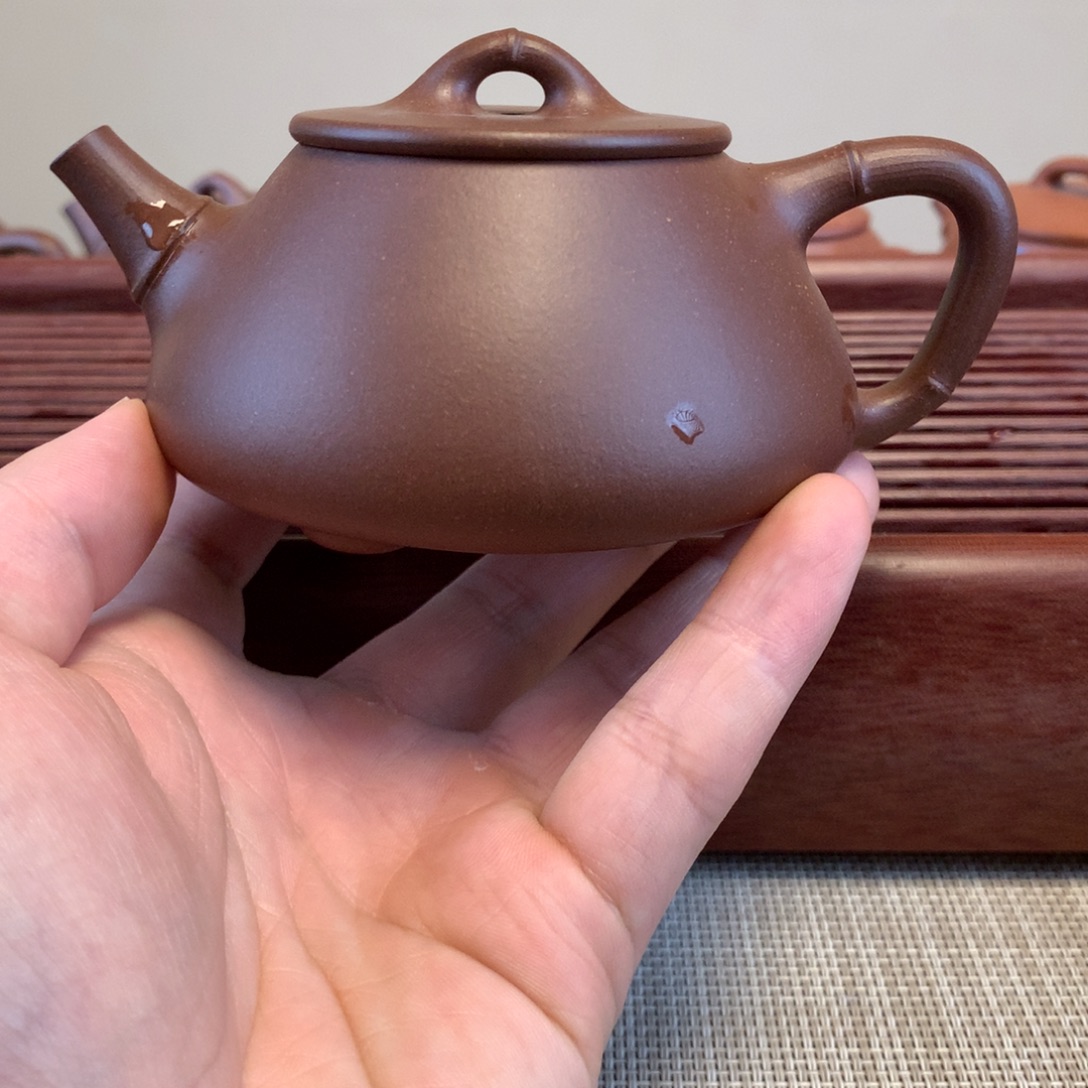 紫砂茶壶平盖石瓢