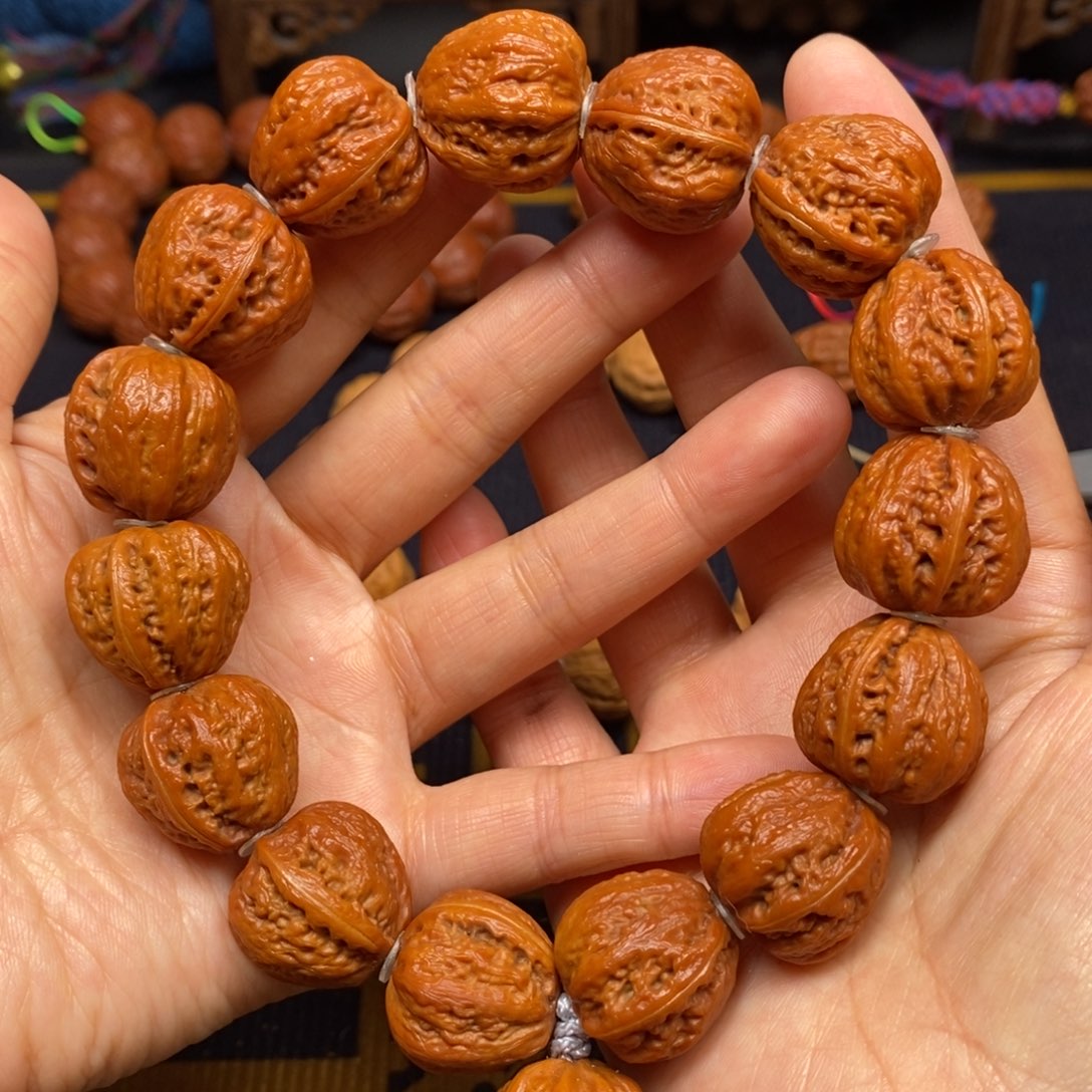 桃核手串小粗筋八棱