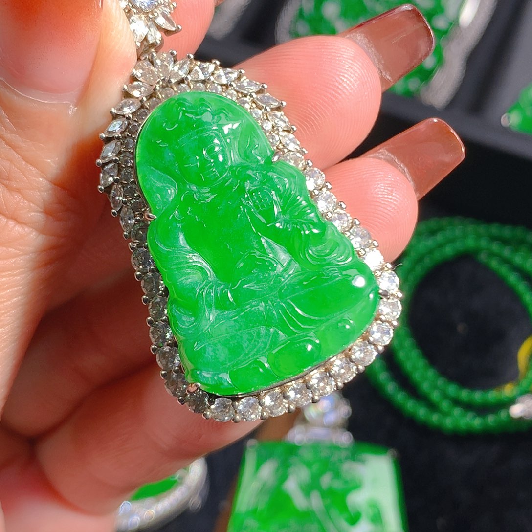 翡翠吊坠(不含链)未镶嵌