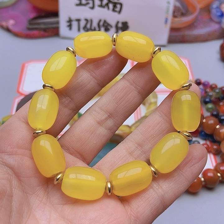 【闪购商品】玛瑙/玉髓珠宝半成品未镶嵌三**泰