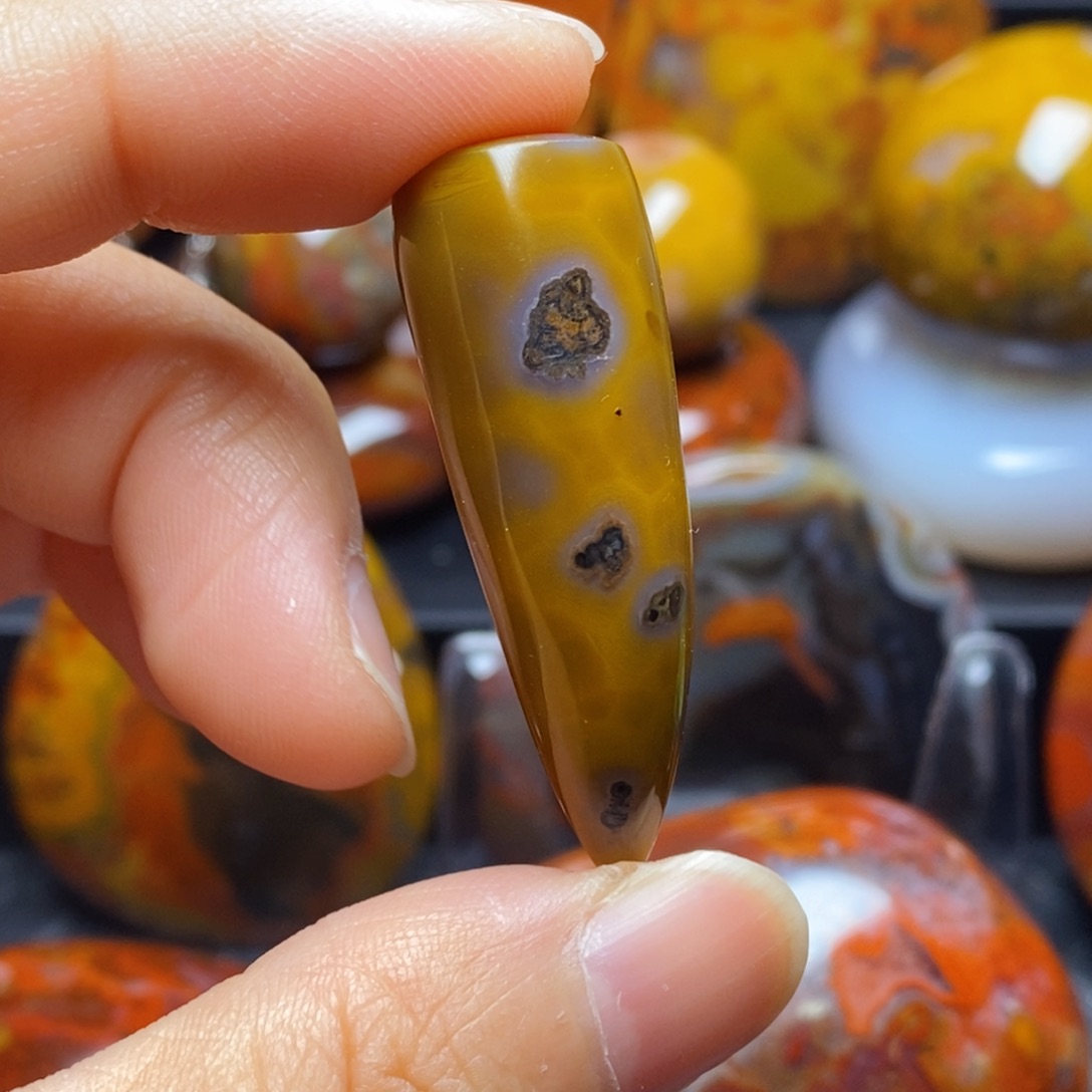 玛瑙/玉髓吊坠(不含链)未镶嵌