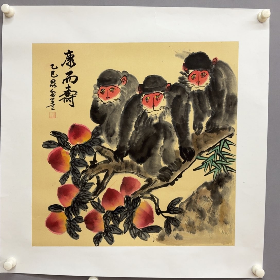 国画艺术家真人手绘