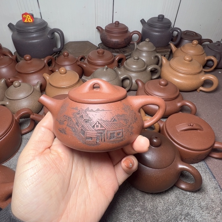 紫砂茶壶用****光实用器景舟