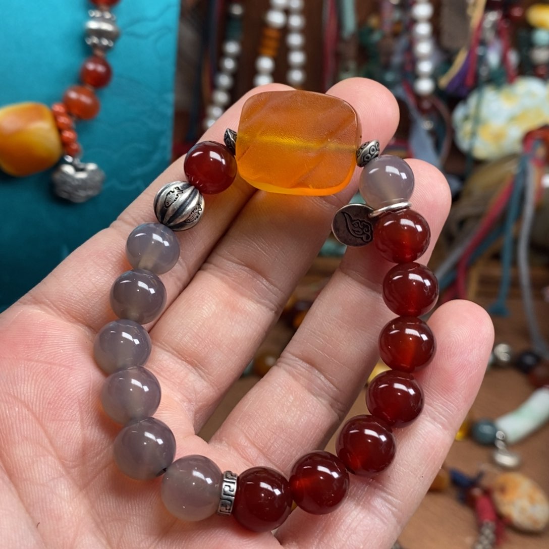 未镶嵌手链玛瑙/玉髓