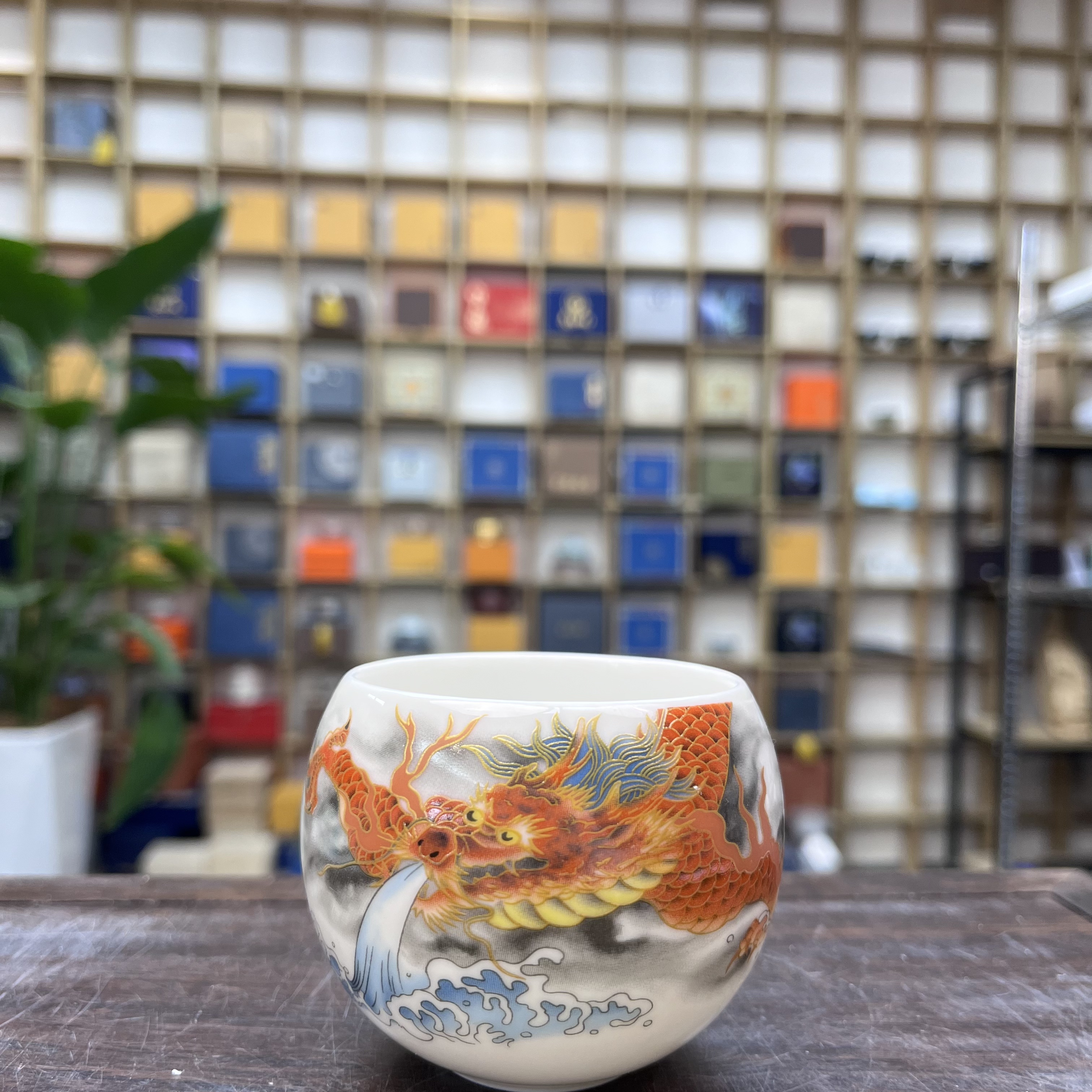 金龙吐水蛋茶杯主人杯-A66（众）