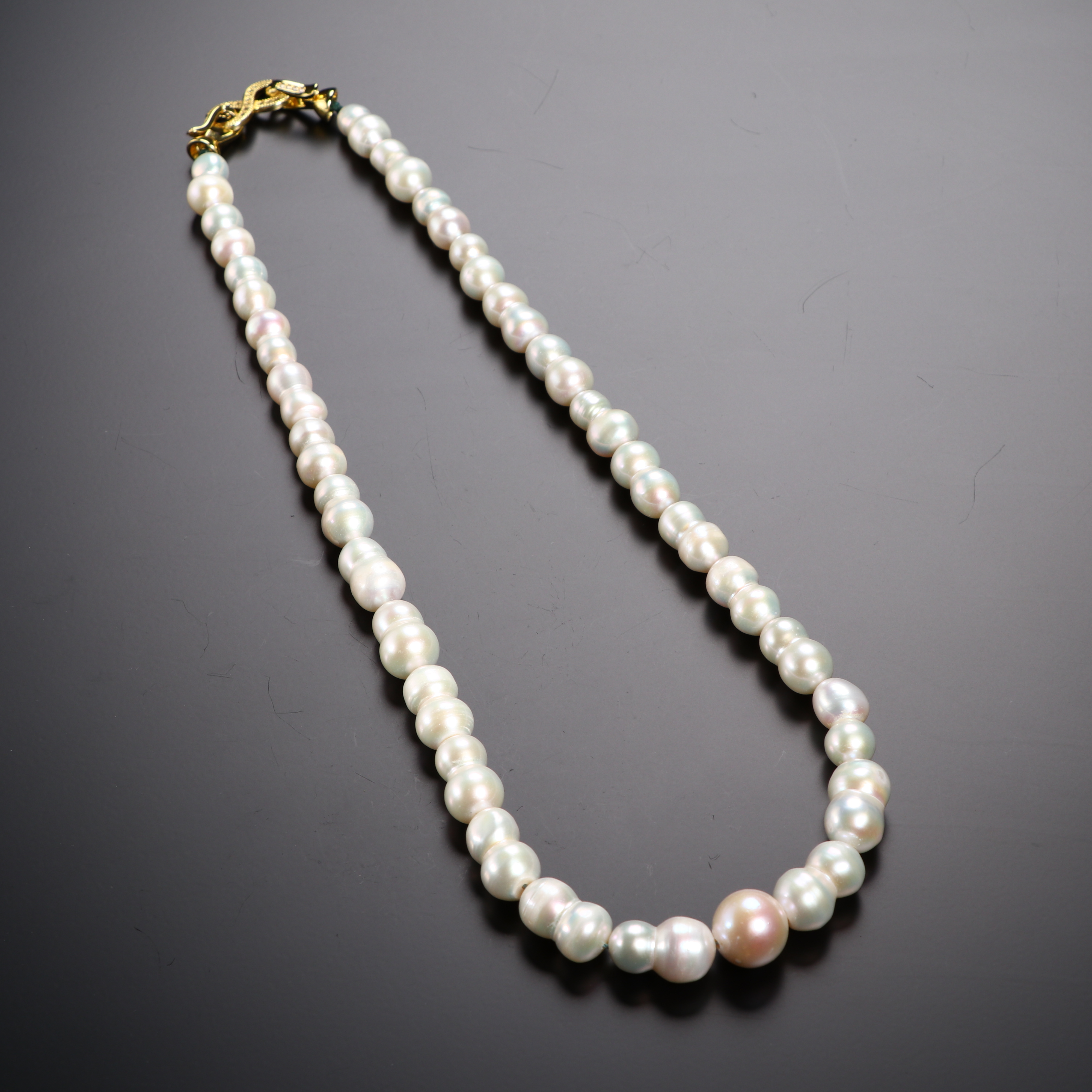 《博古文物》- 异形珍珠项链-TH-250222