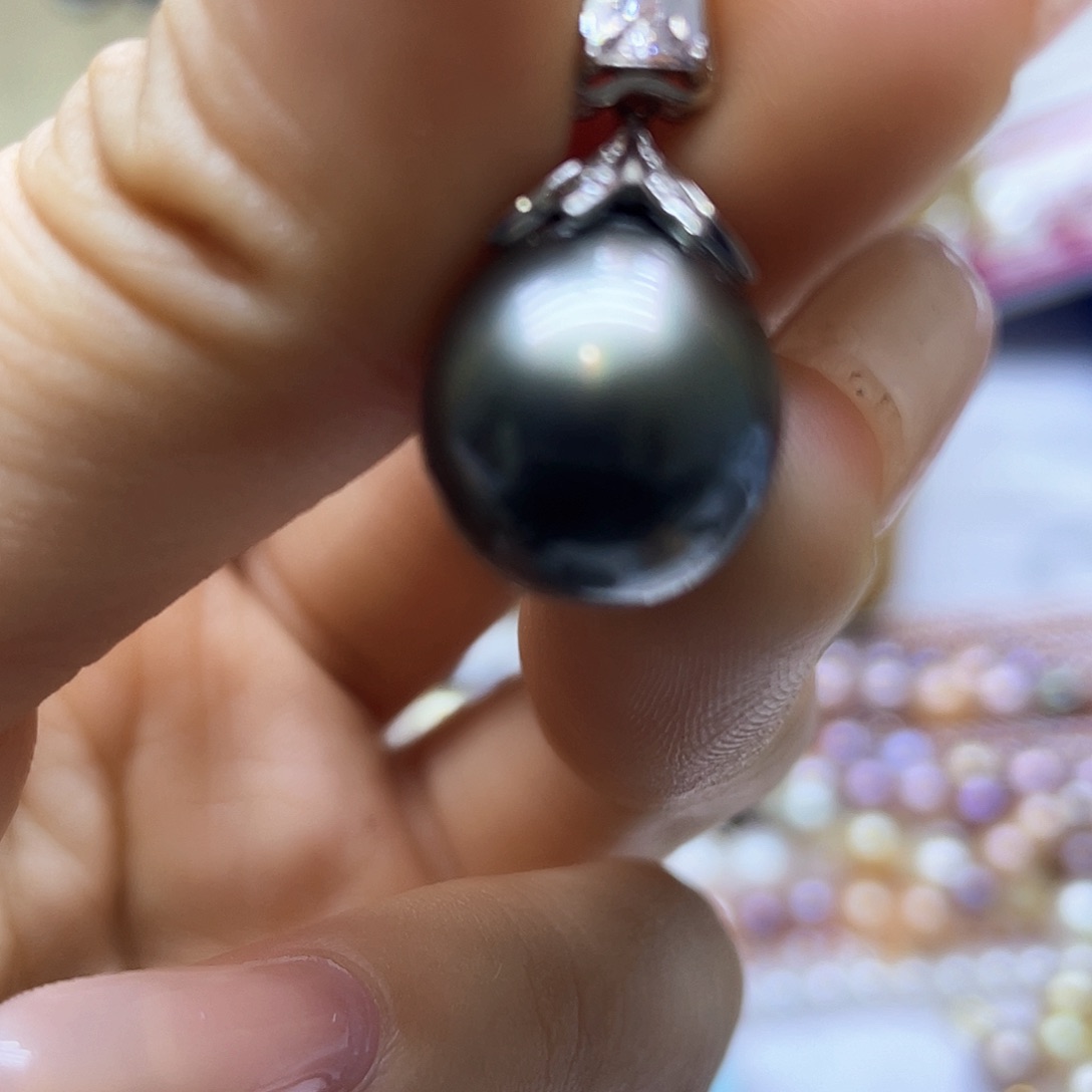 海水珍珠颈饰银S925镶嵌