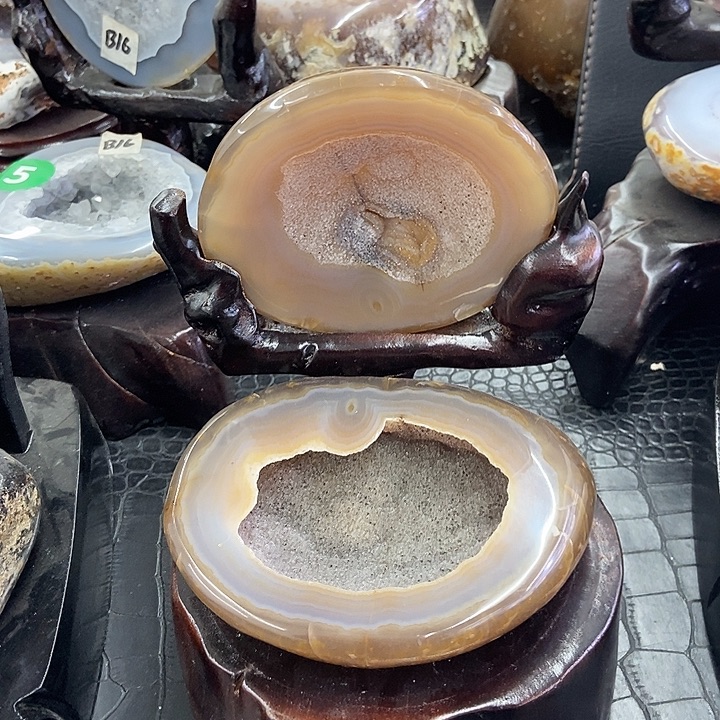 未镶嵌水晶珠宝半成品聚宝盆