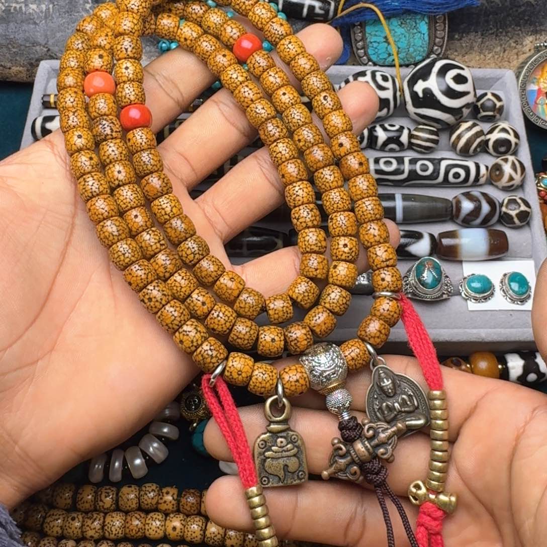 柏香籽/百香籽吊坠星月