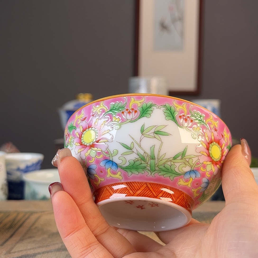 杯景德镇陶瓷茶杯多人