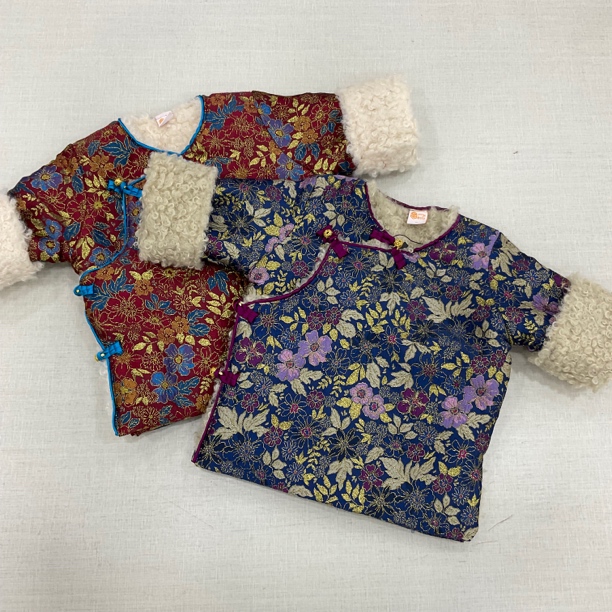 26巴尔久冬季女童圆领新款外套加厚